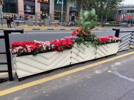 长方形道路花箱