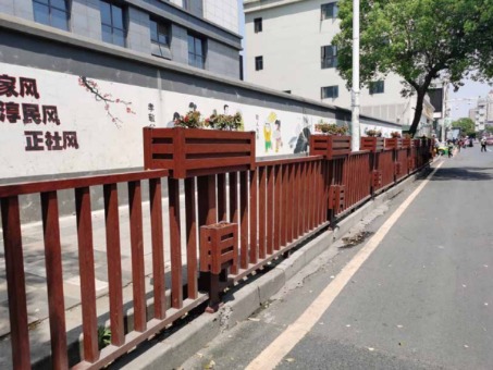 人行道隔离美化铝合金花箱